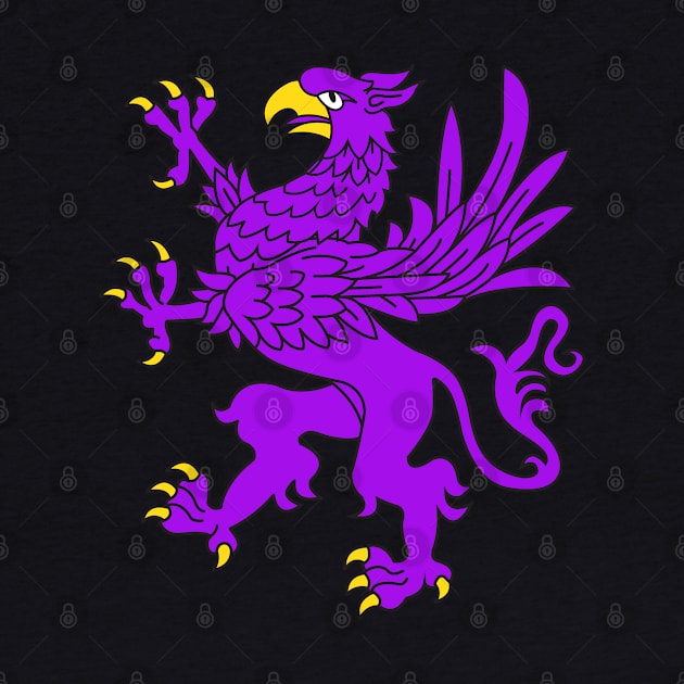 Griffon logo Purple by Illustratorator